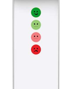 HappyOrNot® Smiley Touch™ - Touchscreen Produktbild Miete - Smiley Design Essential